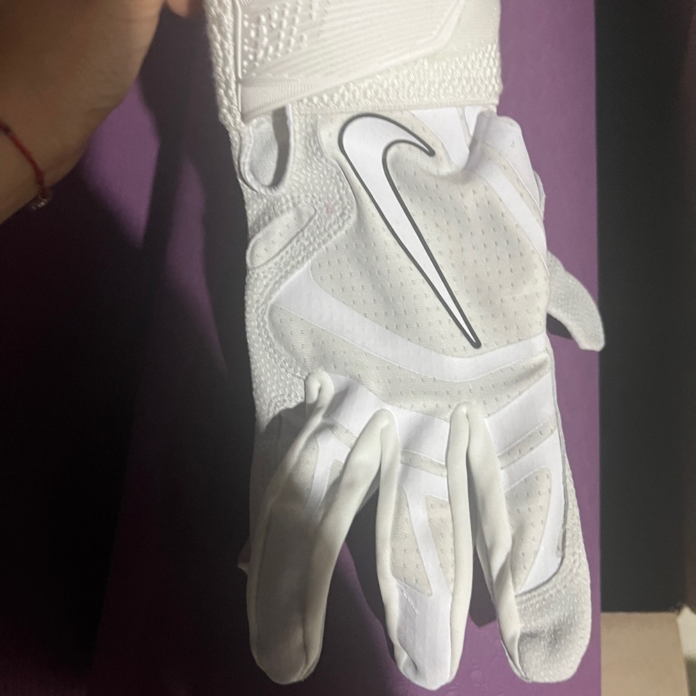 Nike White Sports Glove